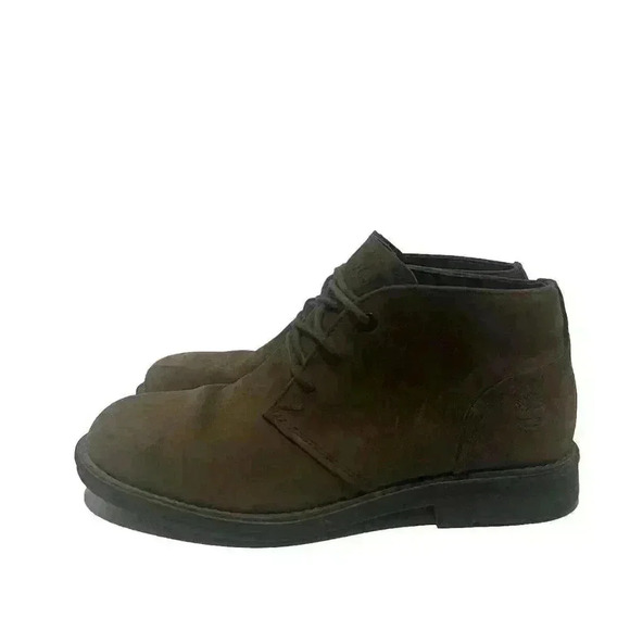 Timberland Boots Earth Keepers Men's Size 7 Chocolate Dark Brown Suede Leather - Picture 1 of 11